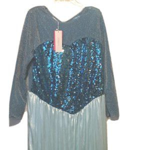 Frozen Elsa princess costume Adult dress 3X NWT